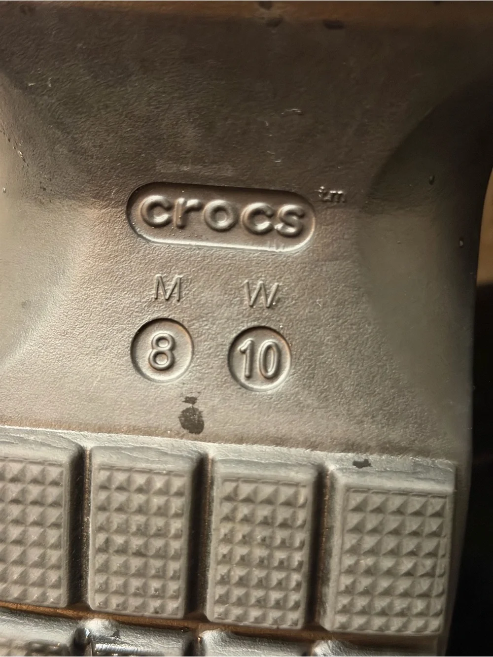 CROCS gloss platform